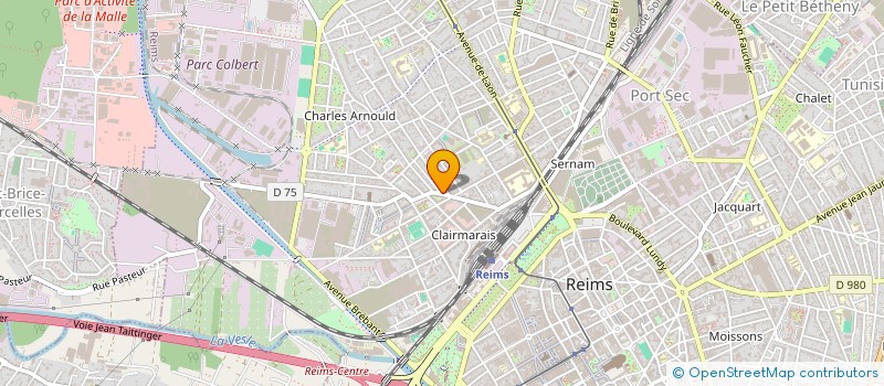 localisation de l'entreprise SECOURS AMBULANCE à REIMS