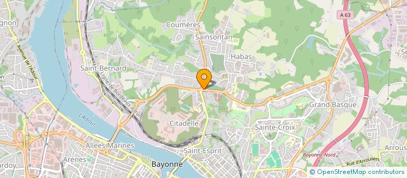 localisation de l'entreprise SECOURS ASSISTANCE à BAYONNE