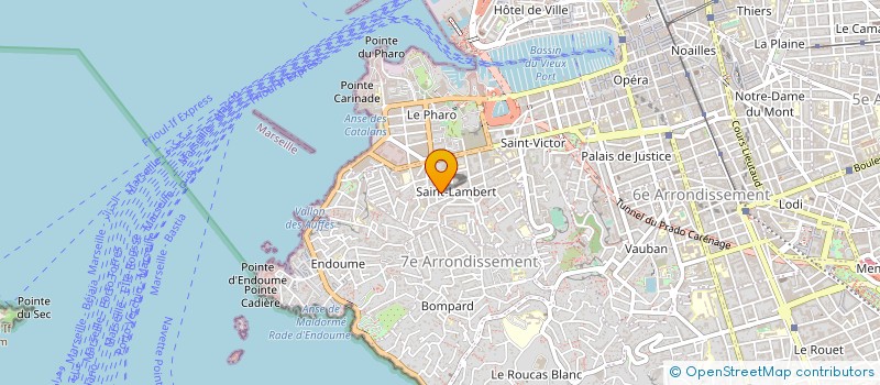 localisation de l'entreprise SECOURS D'URGENCE à MARSEILLE