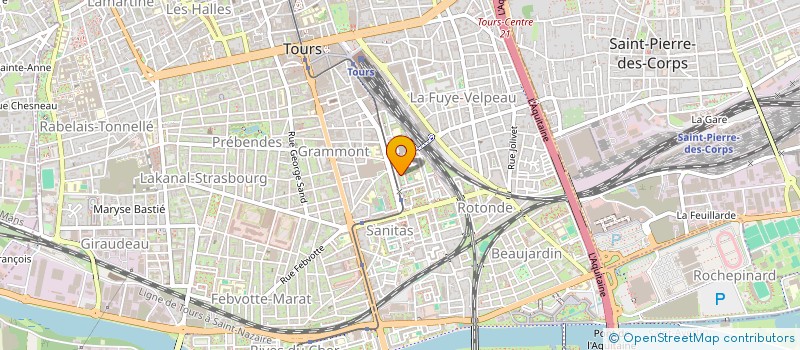 localisation de l'entreprise SECOURS DES FAMILLES  TOURS