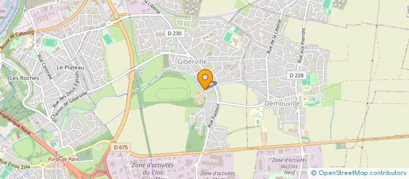 localisation de l'entreprise SECOURS GIBERVILLAIS  GIBERVILLE