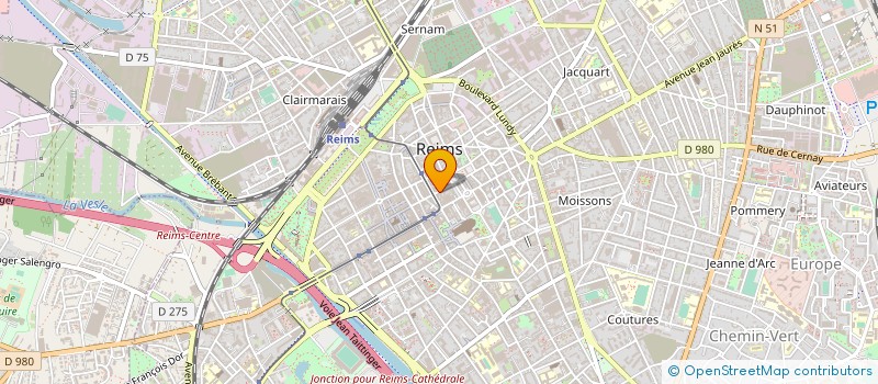 localisation de l'entreprise SECOURS MUTUELS LA SOLIDARITE à REIMS