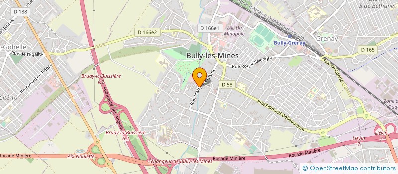 localisation de l'entreprise SECOURS OUVRIER SOCIAL à BULLY-LES-MINES