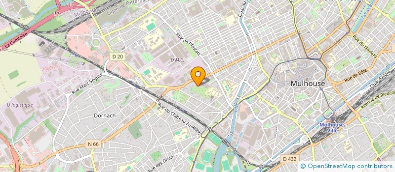 localisation de l'entreprise SECOURS PALESTINIEN  MULHOUSE