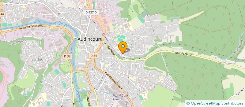 localisation de l'entreprise SECOURS POP FRANCAIS COMITE AUDINCOURT à AUDINCOURT
