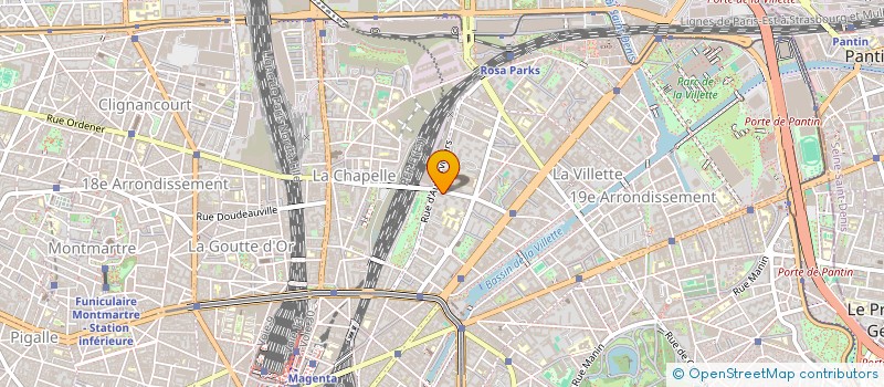 localisation de l'entreprise SECOURS POPULAIRE AFRIQUE  PARIS