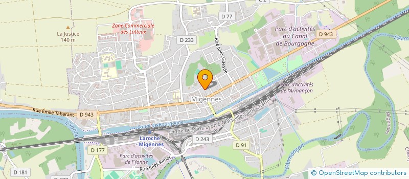 localisation de l'entreprise SECOURS POPULAIRE DU MIGENNOIS à MIGENNES