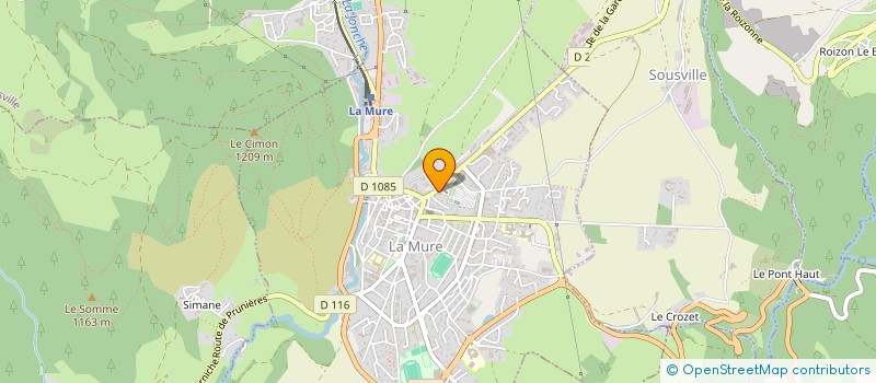 localisation de l'entreprise SECOURS POPULAIRE FR CTE DE LA MURE  LA MURE