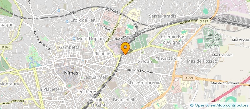 localisation de l'entreprise SECOURS POPULAIRE FRANCAIS à NIMES