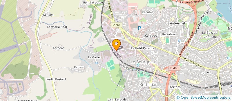 localisation de l'entreprise SECOURS POPULAIRE FRANCAIS à LORIENT