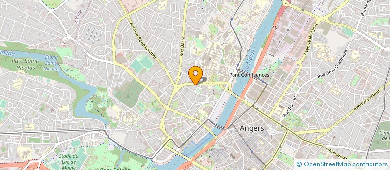 localisation de l'entreprise SECOURS POPULAIRE FRANCAIS  ANGERS