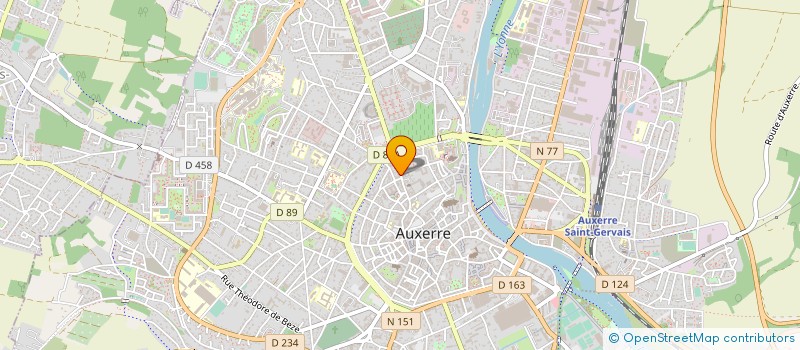 localisation de l'entreprise SECOURS POPULAIRE FRANCAIS à AUXERRE