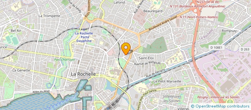 localisation de l'entreprise SECOURS POPULAIRE FRANCAIS à LA ROCHELLE
