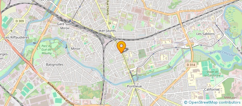 localisation de l'entreprise SECOURS POPULAIRE FRANCAIS à LE MANS