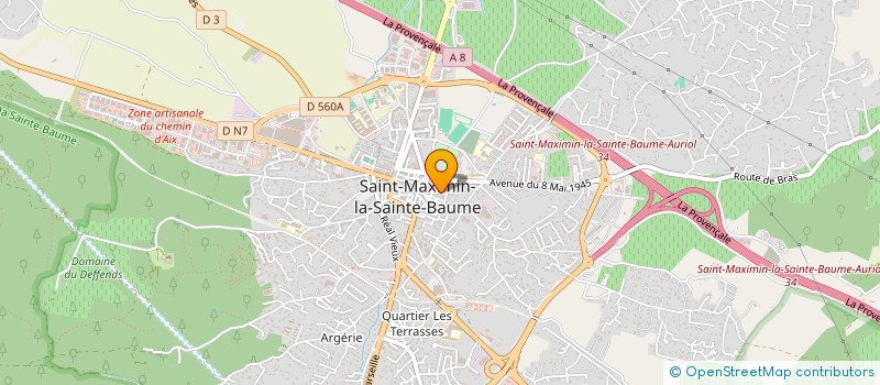 localisation de l'entreprise SECOURS POPULAIRE FRANCAIS à SAINT-MAXIMIN-LA-SAINTE-BAUME
