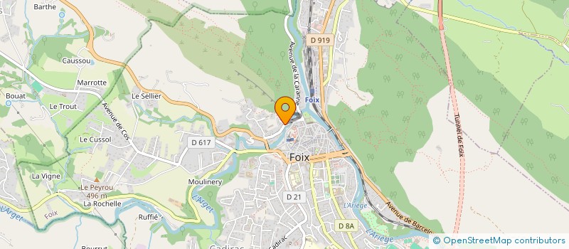 localisation de l'entreprise SECOURS POPULAIRE FRANCAIS à FOIX