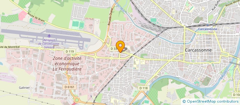 localisation de l'entreprise SECOURS POPULAIRE FRANCAIS  CARCASSONNE