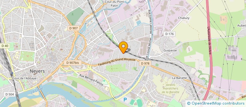 localisation de l'entreprise SECOURS POPULAIRE FRANCAIS à NEVERS