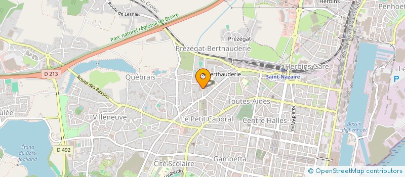 localisation de l'entreprise SECOURS POPULAIRE FRANCAIS à SAINT-NAZAIRE
