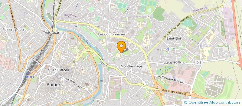 localisation de l'entreprise SECOURS POPULAIRE FRANCAIS à POITIERS