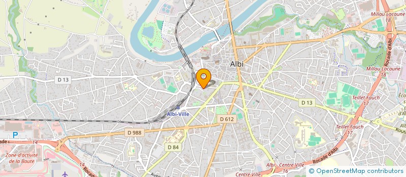 localisation de l'entreprise SECOURS POPULAIRE FRANCAIS à ALBI