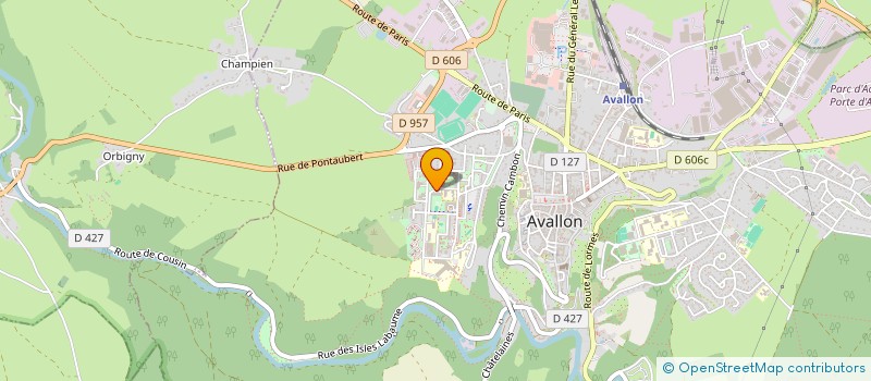 localisation de l'entreprise SECOURS POPULAIRE FRANCAIS à AVALLON