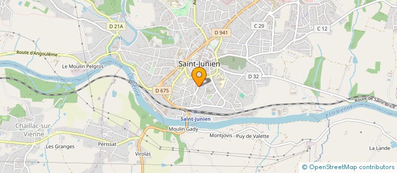 localisation de l'entreprise SECOURS POPULAIRE FRANCAIS à SAINT-JUNIEN
