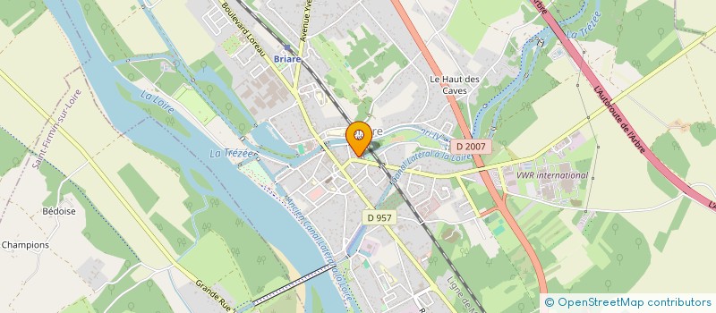 localisation de l'entreprise SECOURS POPULAIRE FRANCAIS  BRIARE