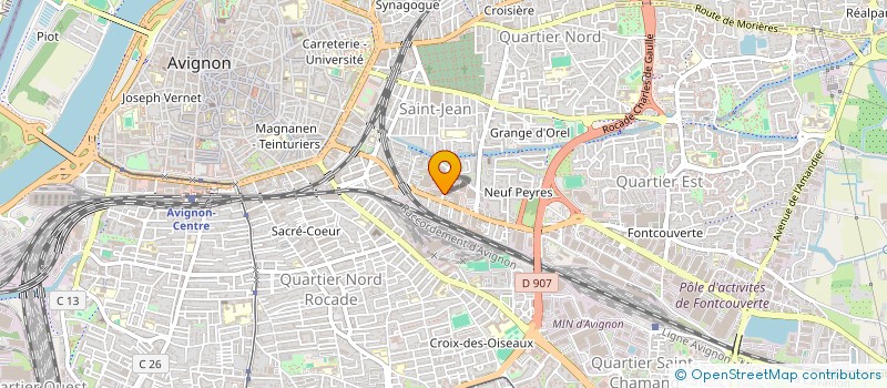 localisation de l'entreprise SECOURS POPULAIRE FRANCAIS à AVIGNON