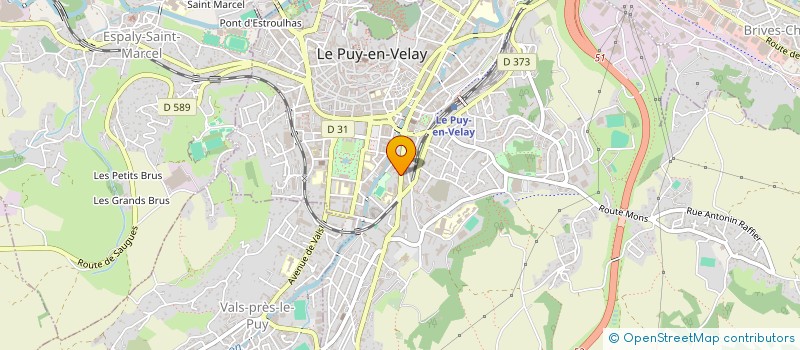 localisation de l'entreprise SECOURS POPULAIRE FRANCAIS à LE PUY-EN-VELAY