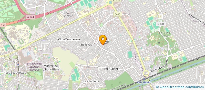 localisation de l'entreprise SECOURS POPULAIRE FRANCAIS à VILLEPINTE