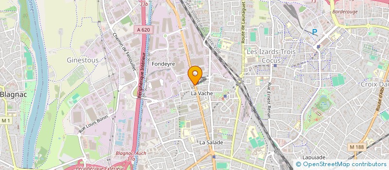 localisation de l'entreprise SECOURS POPULAIRE FRANCAIS à TOULOUSE