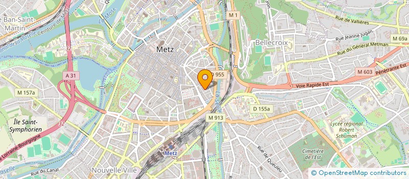localisation de l'entreprise SECOURS POPULAIRE FRANCAIS à METZ