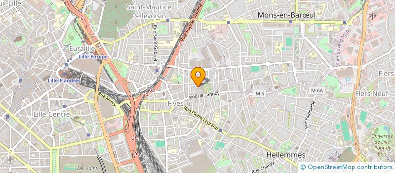 localisation de l'entreprise SECOURS POPULAIRE FRANCAIS à LILLE