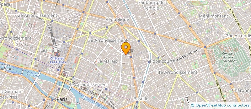 localisation de l'entreprise SECOURS POPULAIRE FRANCAIS  PARIS