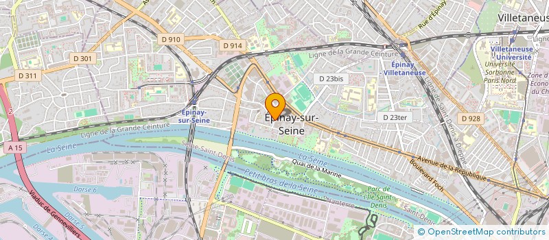localisation de l'entreprise SECOURS POPULAIRE FRANCAIS - COMITE D'EPINAY-SUR-SEINE à EPINAY-SUR-SEINE