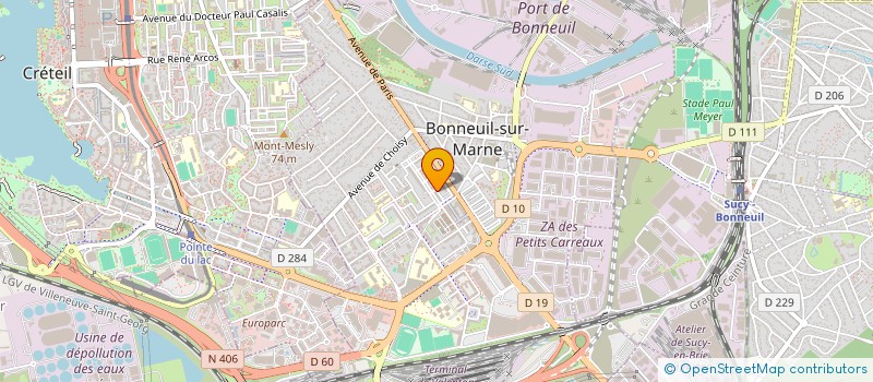 localisation de l'entreprise SECOURS POPULAIRE FRANCAIS- COMITE DE BONNEUIL SUR MARNE à BONNEUIL-SUR-MARNE