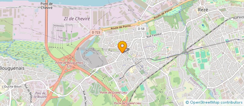 localisation de l'entreprise SECOURS POPULAIRE FRANCAIS - COMITE DE BOUGUENAIS à BOUGUENAIS