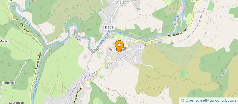 localisation de l'entreprise SECOURS POPULAIRE FRANCAIS - COMITE DE LA BASSE-ARDECHE à PRADONS