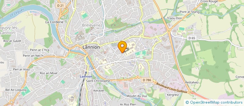 localisation de l'entreprise SECOURS POPULAIRE FRANCAIS, COMITE DE LANNION à LANNION