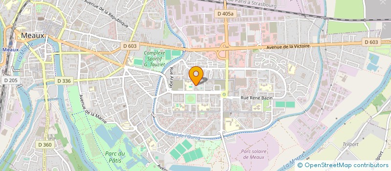 localisation de l'entreprise SECOURS POPULAIRE FRANCAIS COMITE DE MEAUX à MEAUX