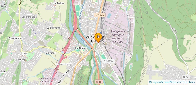 localisation de l'entreprise SECOURS POPULAIRE FRANCAIS - COMITE DE PONT DE CLAIX  LE PONT-DE-CLAIX