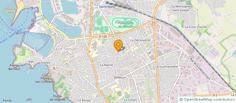 localisation de l'entreprise SECOURS POPULAIRE FRANCAIS COMITE DE SAINT MALO ET DE LA COTE D'EMERAUDE à SAINT-MALO