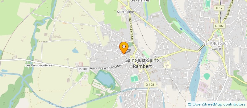 localisation de l'entreprise SECOURS POPULAIRE FRANCAIS, COMITE DE ST JUST ST RAMBERT à SAINT-JUST-SAINT-RAMBERT
