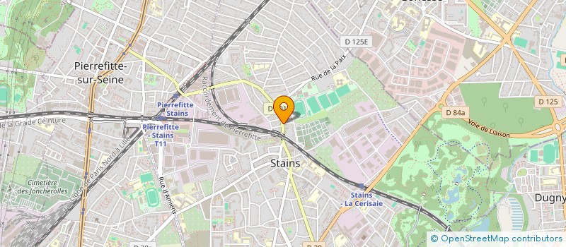 localisation de l'entreprise SECOURS POPULAIRE FRANCAIS - COMITE DE STAINS à STAINS
