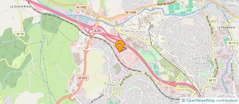 localisation de l'entreprise SECOURS POPULAIRE FRANCAIS COMITE DE VILLARS  VILLARS