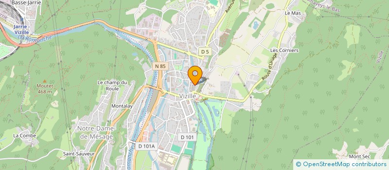 localisation de l'entreprise SECOURS POPULAIRE FRANCAIS COMITE DE VIZILLE  VIZILLE