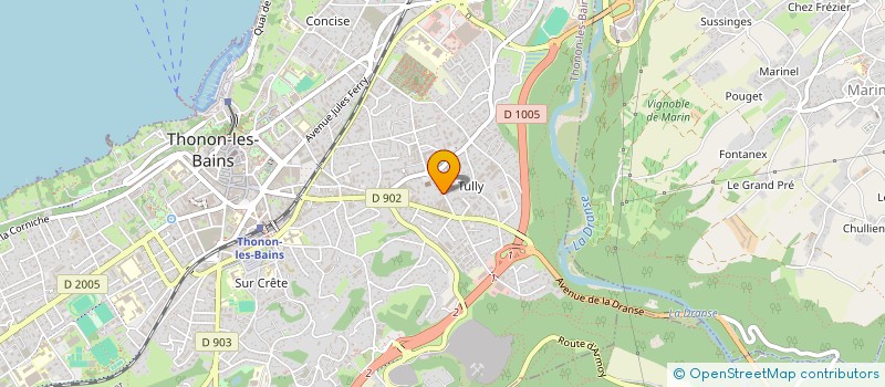localisation de l'entreprise SECOURS POPULAIRE FRANCAIS COMITE DU CHABLAIS à THONON-LES-BAINS
