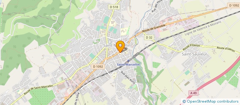 localisation de l'entreprise SECOURS POPULAIRE FRANCAIS, COMITE DU SUD-GRESIVAUDAN à SAINT-MARCELLIN
