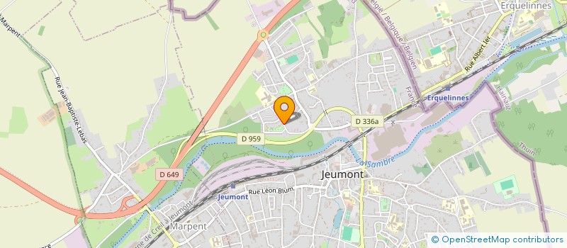 localisation de l'entreprise SECOURS POPULAIRE FRANCAIS-COMITE LOCAL DE JEUMONT à JEUMONT